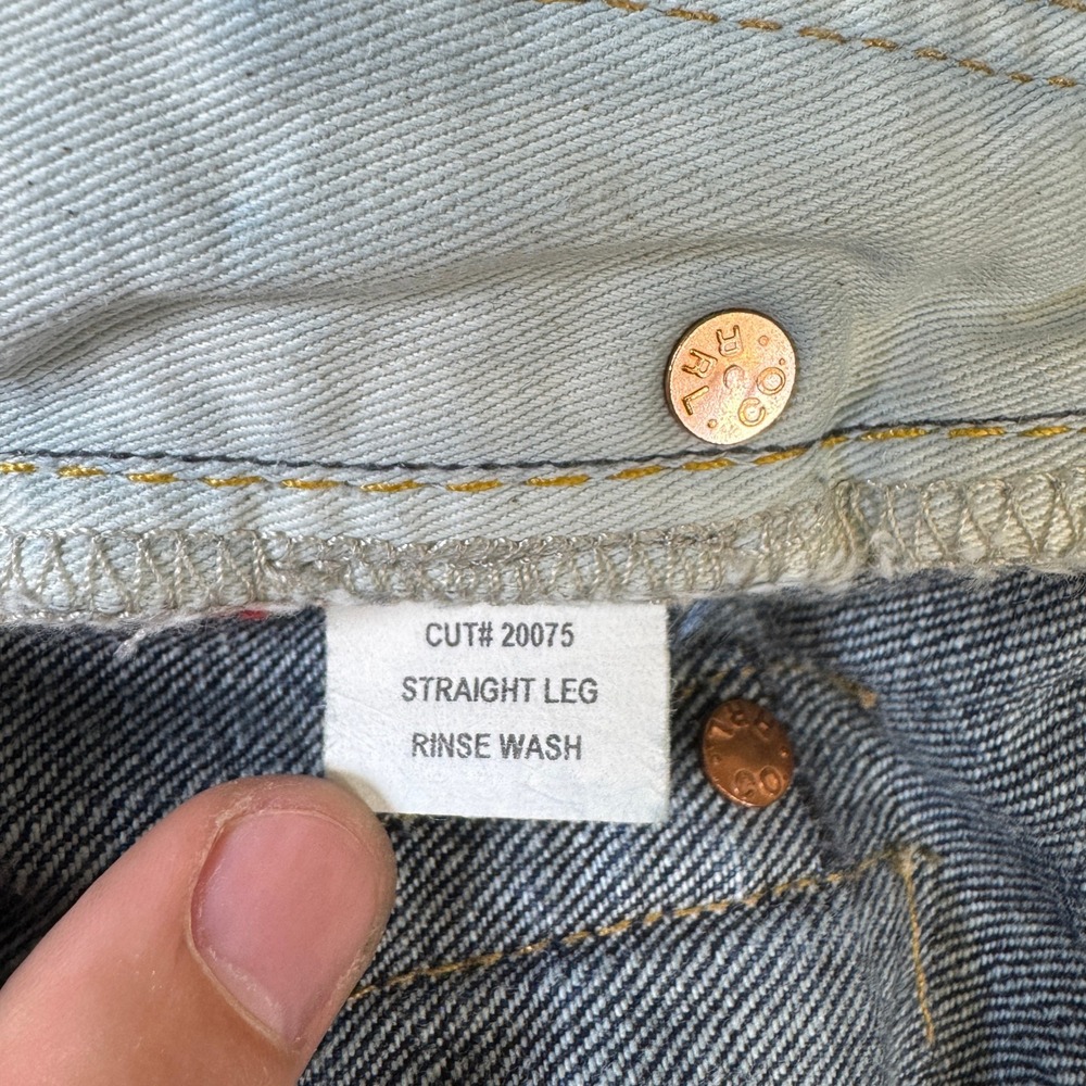 RRL Ralph Lauren Japan Woven Selvedge Denim Straight Leg Jeans Made in USA 32x32 - Picture 10 of 16